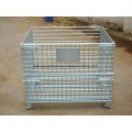 Stackable Folded Galvanized Steel Welded Heavy Duty Wire Box